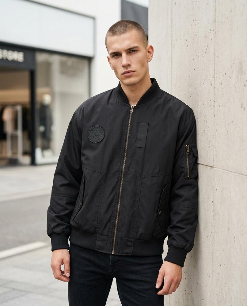 Degol | Gepatchte Wattierte Jacke Herren – Tilly Outlet