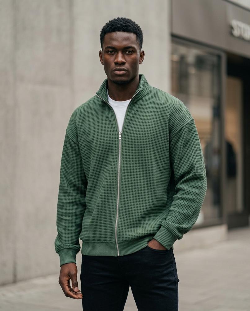 Rozod | Strukturiert Gerippt Jacke Herren – Tilly Outlet