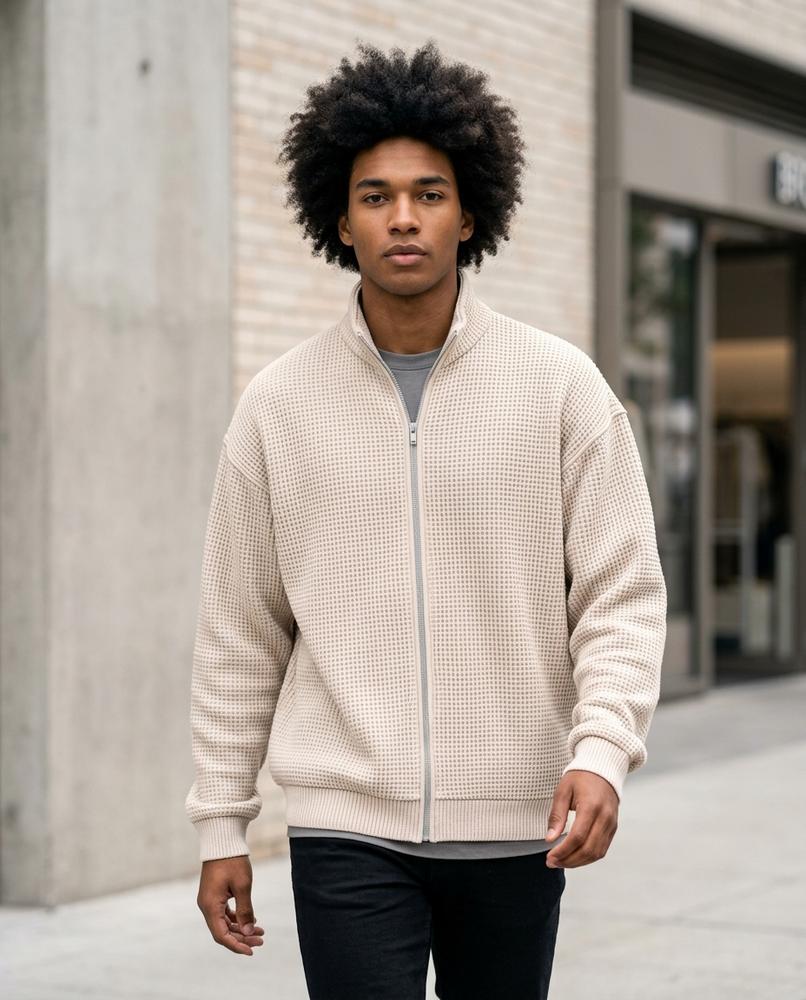 Rozod | Strukturiert Gerippt Jacke Herren – Tilly Outlet