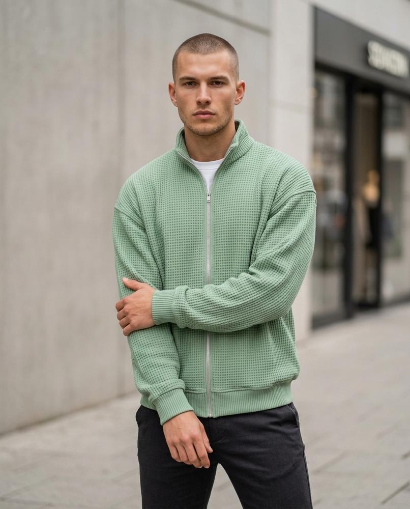 Rozod | Strukturiert Gerippt Jacke Herren – Tilly Outlet