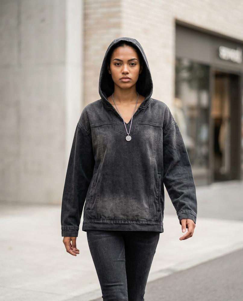 Corod | Gewaschen Abgesteppt Hoodie Unisex – Tilly Outlet