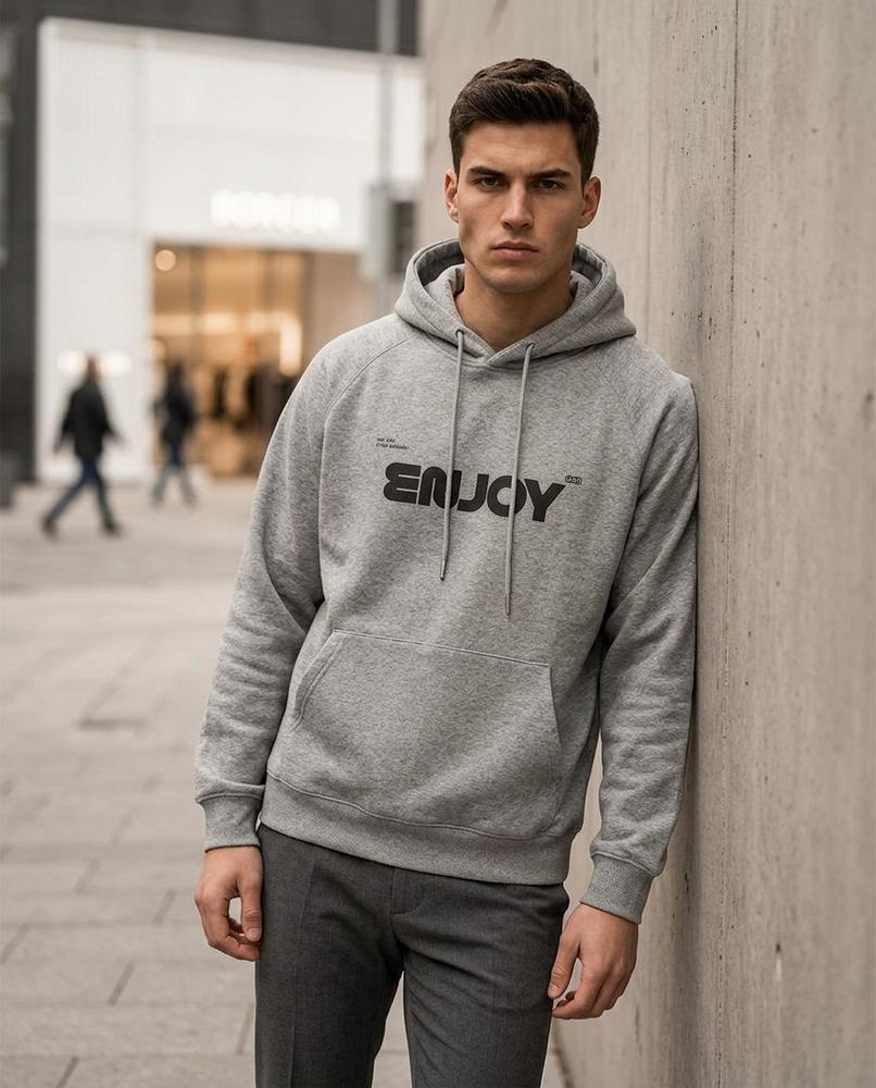 Nagir | Bedruckt Raglanärmlig Hoodie Herren – Tilly Outlet