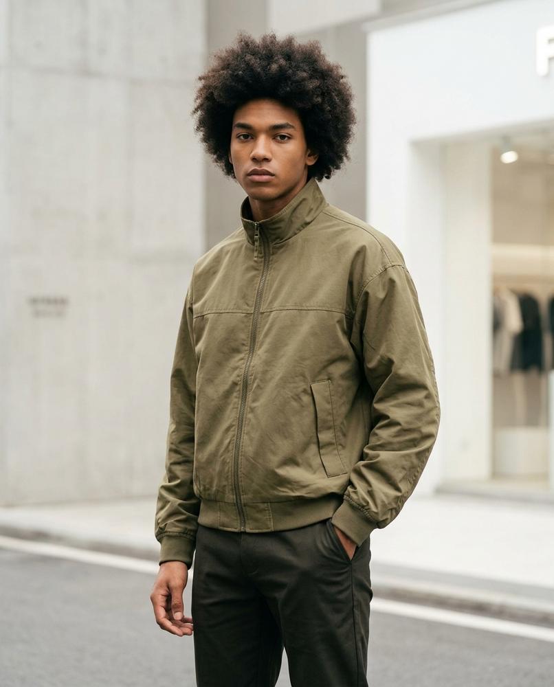 Letur | Reißverschluss Stehkragen Jacke Herren – Tilly Outlet