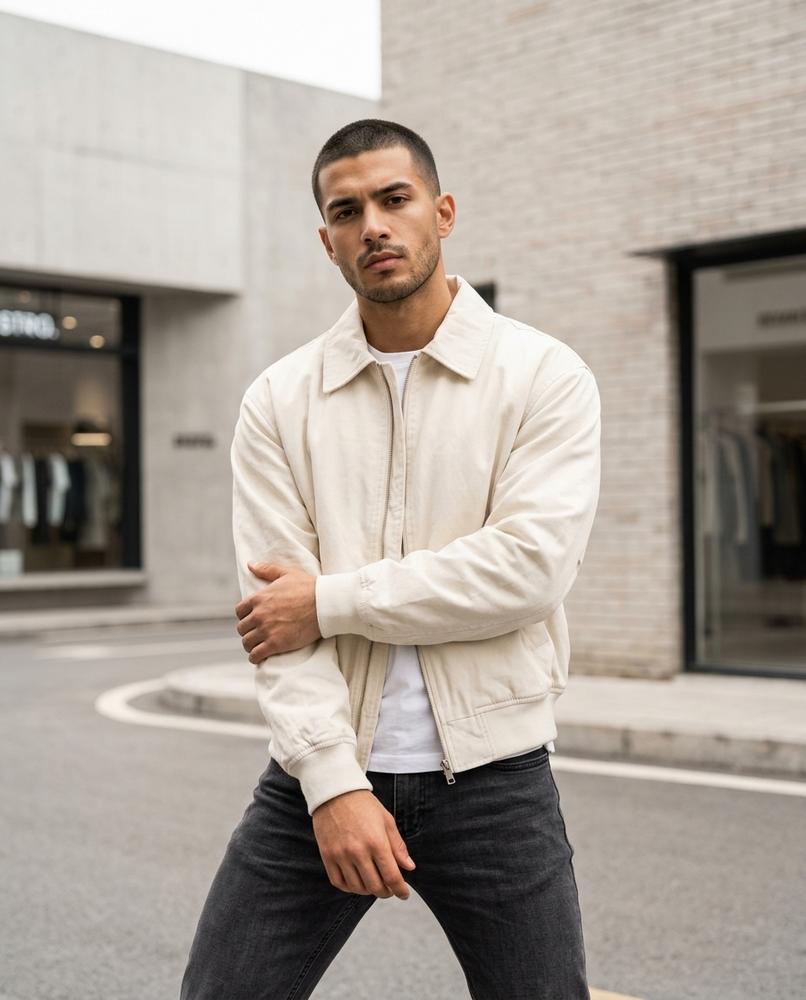 Letur | Reißverschluss Stehkragen Jacke Herren – Tilly Outlet