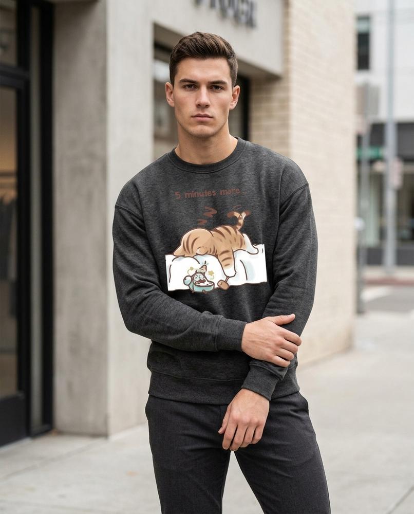 Sokos | Bedruckt Langärmlig Sweatshirt Unisex – Tilly Outlet
