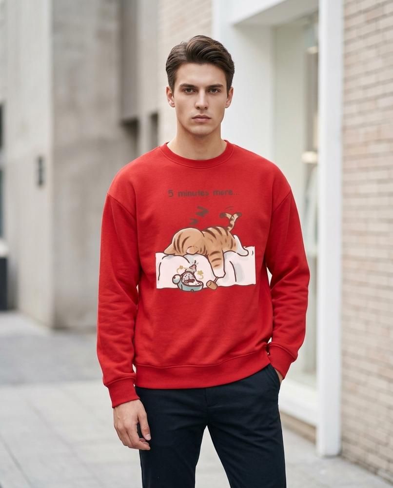 Sokos | Bedruckt Langärmlig Sweatshirt Unisex – Tilly Outlet