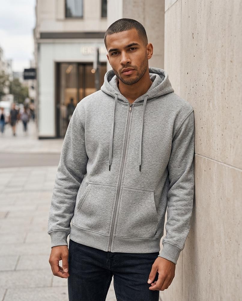 Sarel | Langärmliger Einfarbiger Hoodie Unisex – Tilly Outlet