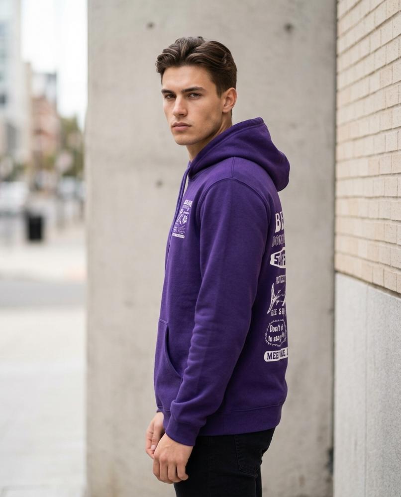 Elnav | Bedruckt Langärmlig Hoodie Unisex – Tilly Outlet