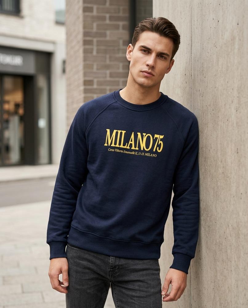 Misel | Bedrucktes Langärmliges Sweatshirt Unisex – Tilly Outlet