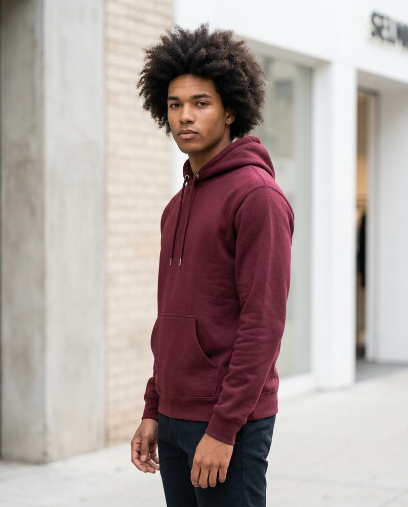 Yomir | Bedruckter Langärmeliger Hoodie Unisex – Tilly Outlet
