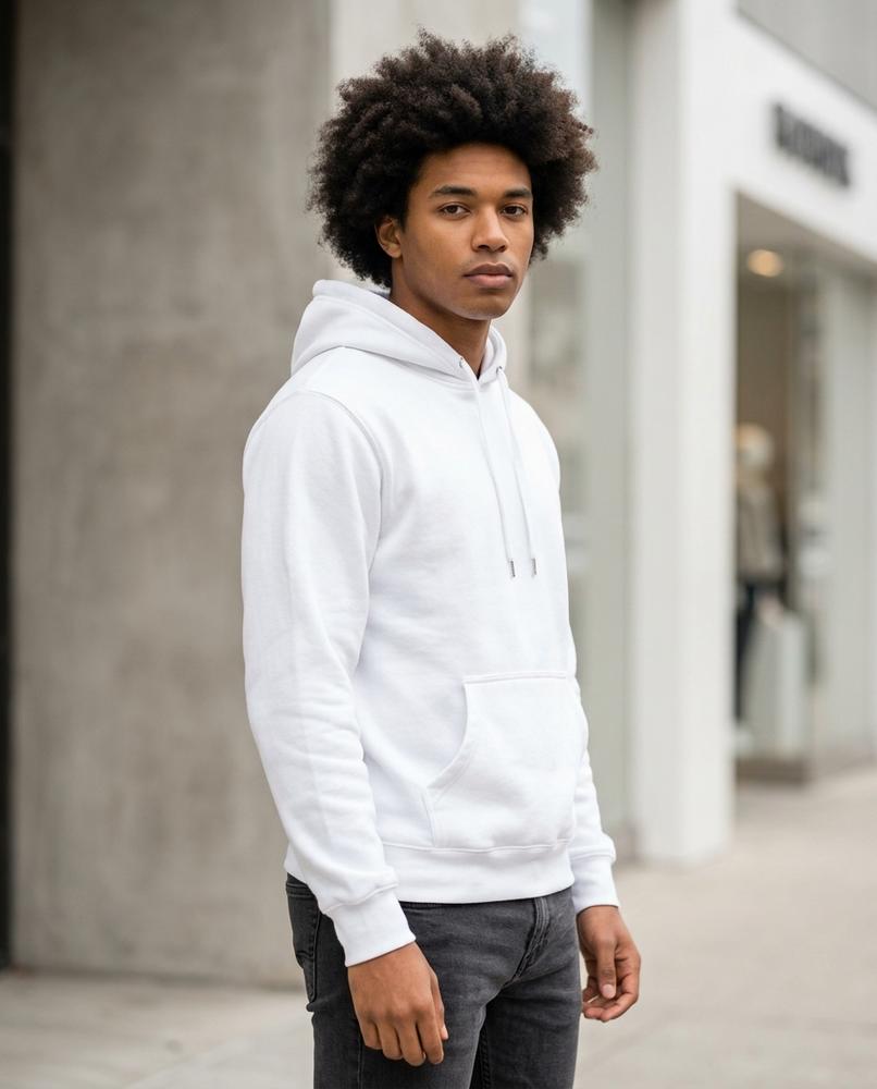 Yomir | Bedruckter Langärmeliger Hoodie Unisex – Tilly Outlet