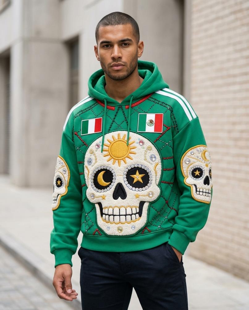 Ramor | Bestickt Appliziert Hoodie Unisex – Tilly Outlet