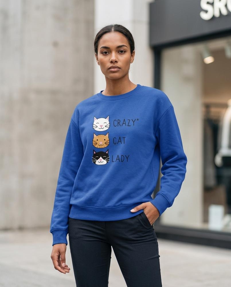 Lyvar | Langärmlig Bedruckt Sweatshirt Damen – Tilly Outlet