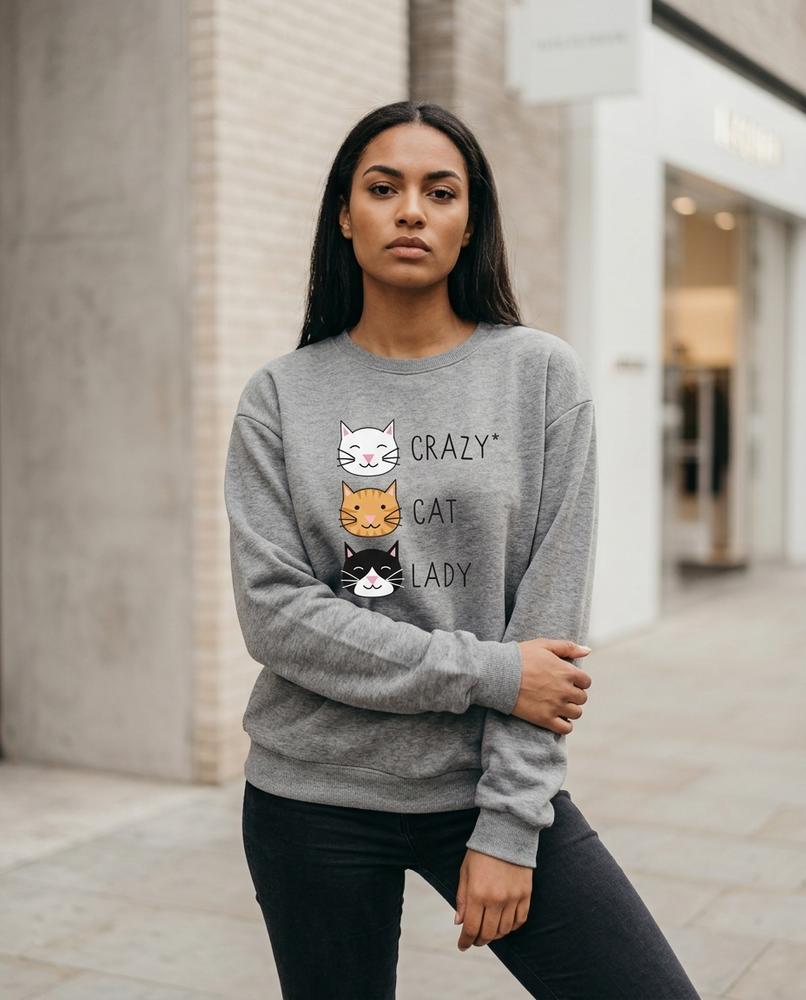Lyvar | Langärmlig Bedruckt Sweatshirt Damen – Tilly Outlet