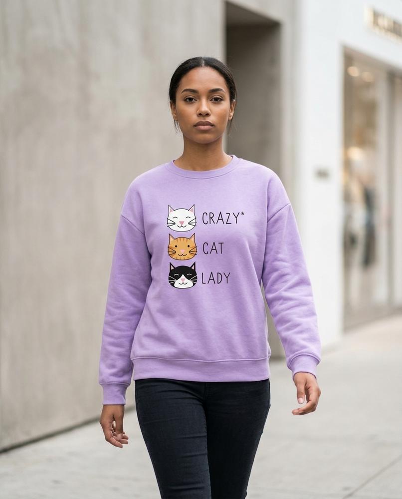 Lyvar | Langärmlig Bedruckt Sweatshirt Damen – Tilly Outlet