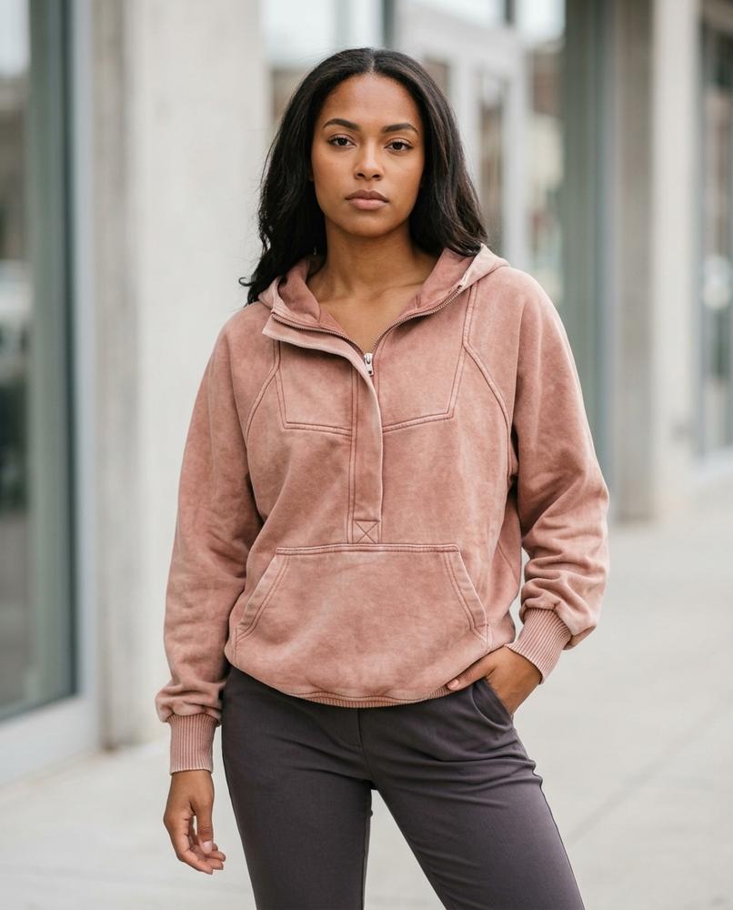 Leser | Gewaschen Locker Hoodie Damen – Tilly Outlet