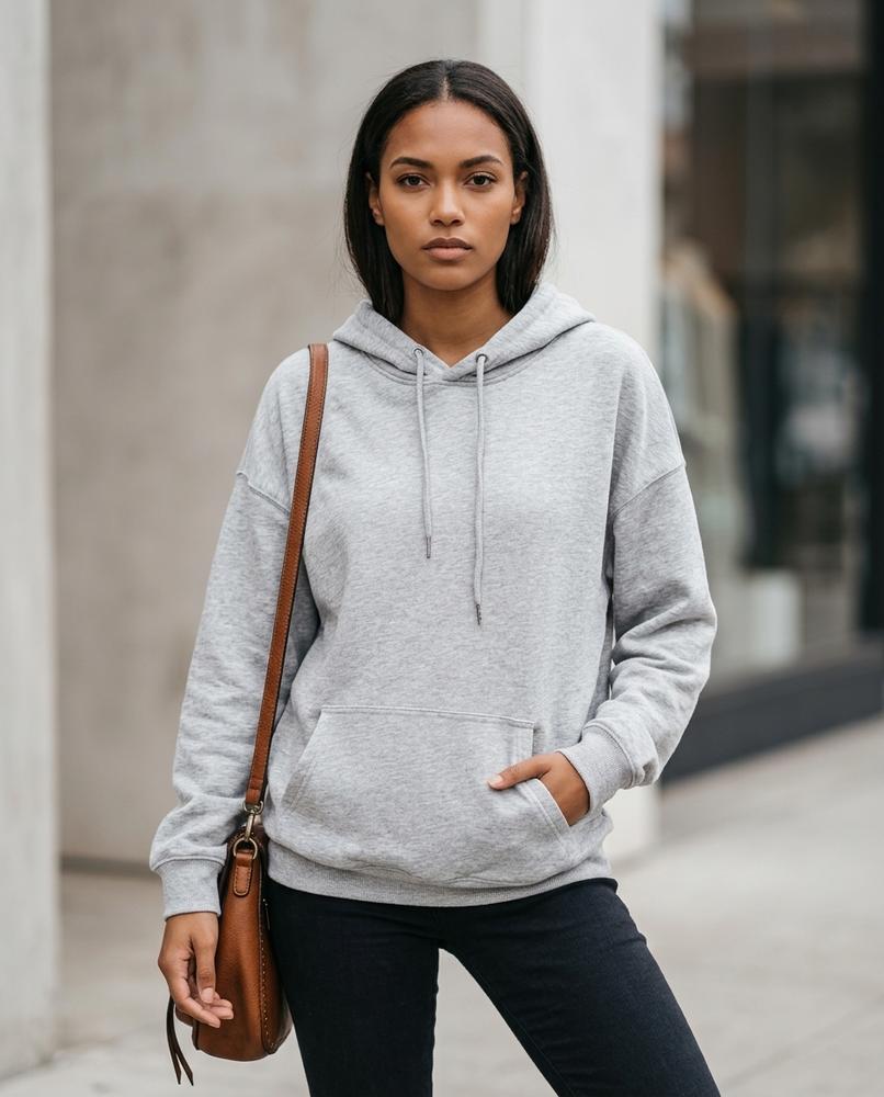 Elmir | Langärmliger Locker Geschnittener Hoodie Damen – Tilly Outlet