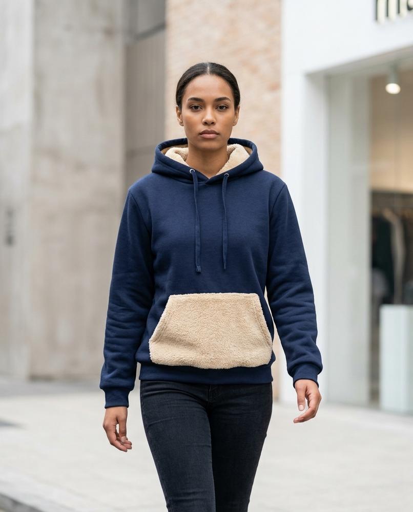 Damer | Gefüttert Langärmlig Hoodie Damen – Tilly Outlet