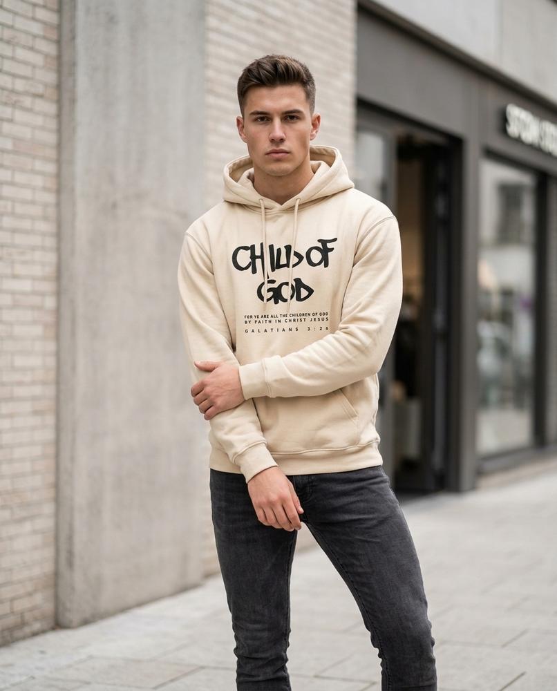 Sanor | Bedruckter Langarm Hoodie Unisex – Tilly Outlet