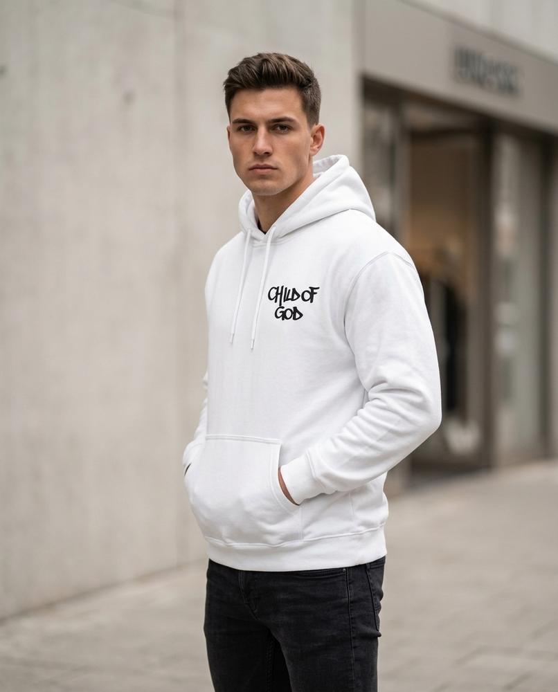 Sanor | Bedruckter Langarm Hoodie Unisex – Tilly Outlet