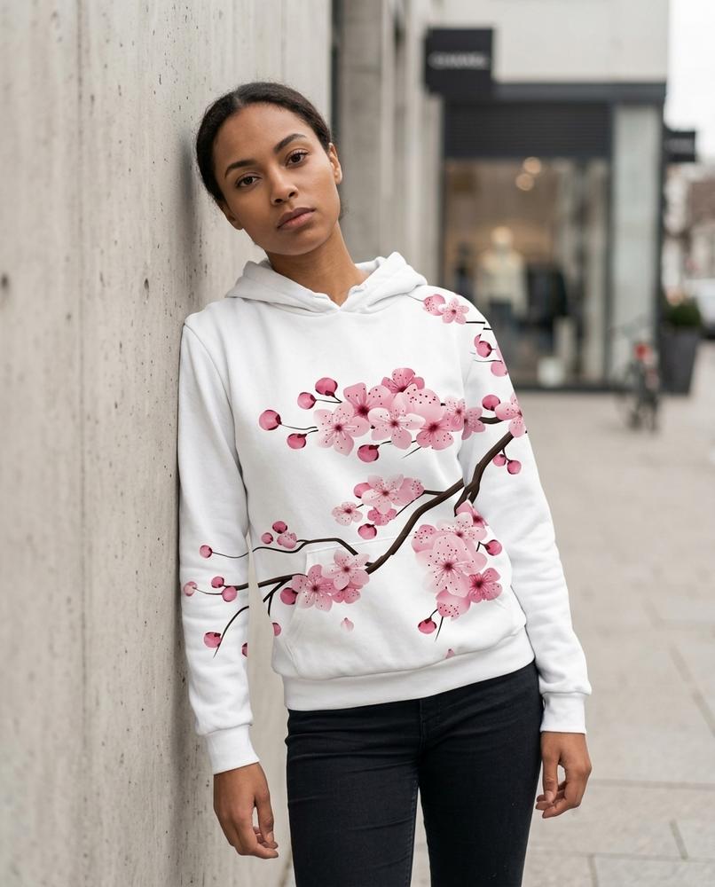 Losan | Bedruckter Langärmliger Hoodie Unisex – Tilly Outlet