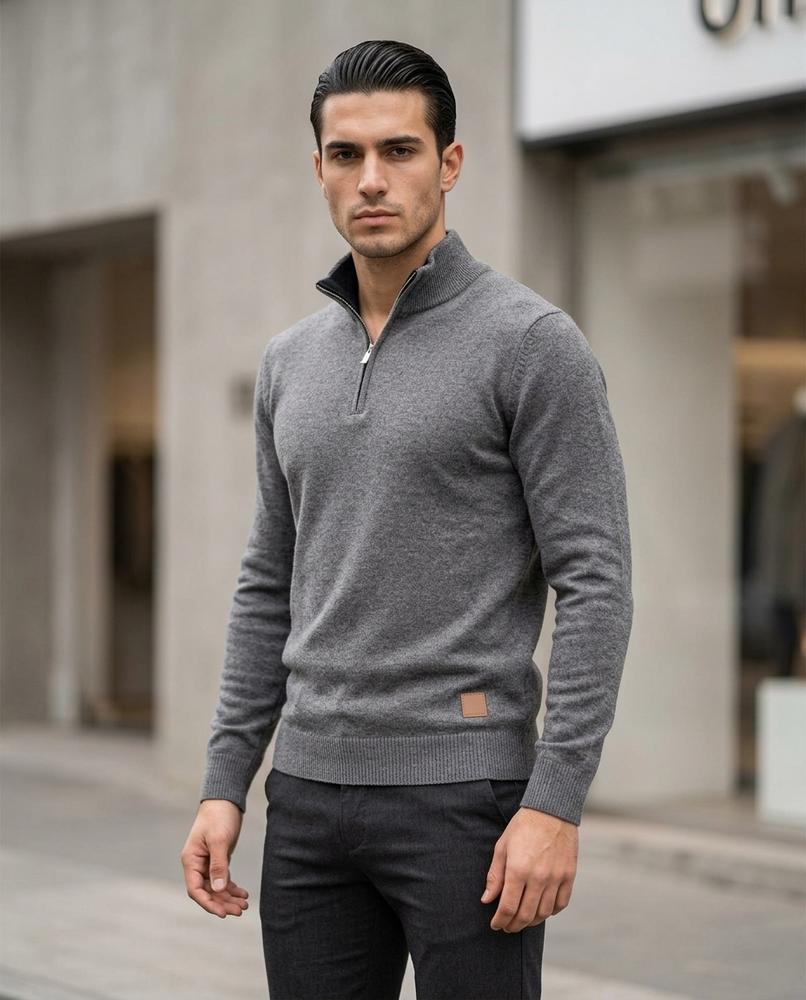 Vaver | Hochgeschlossen Langärmlig Pullover Herren – Tilly Outlet