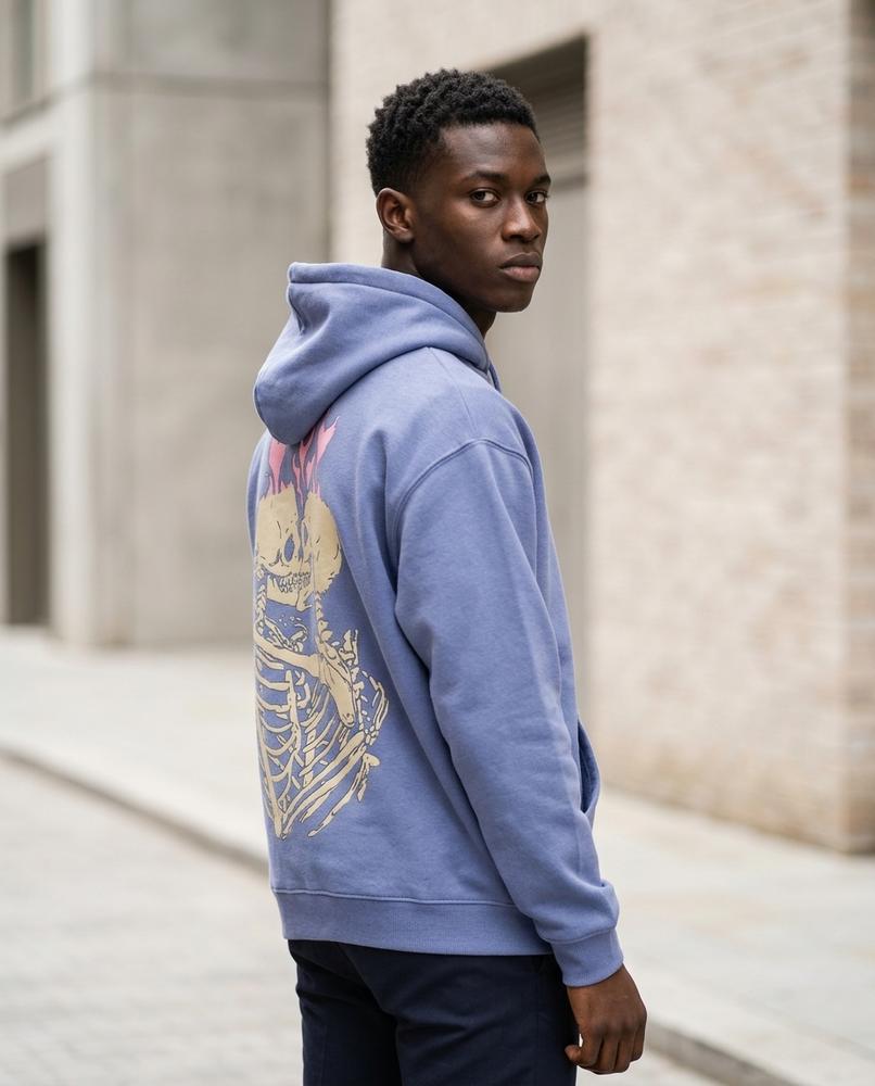 Unisex Hoodie – Kalar, A graphic print, An attached hood – Tilly Outlet