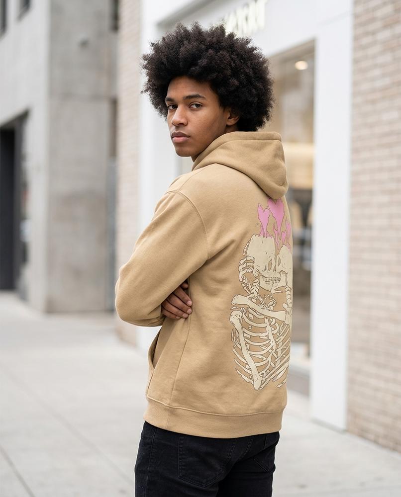 Unisex Hoodie – Kalar, A graphic print, An attached hood – Tilly Outlet