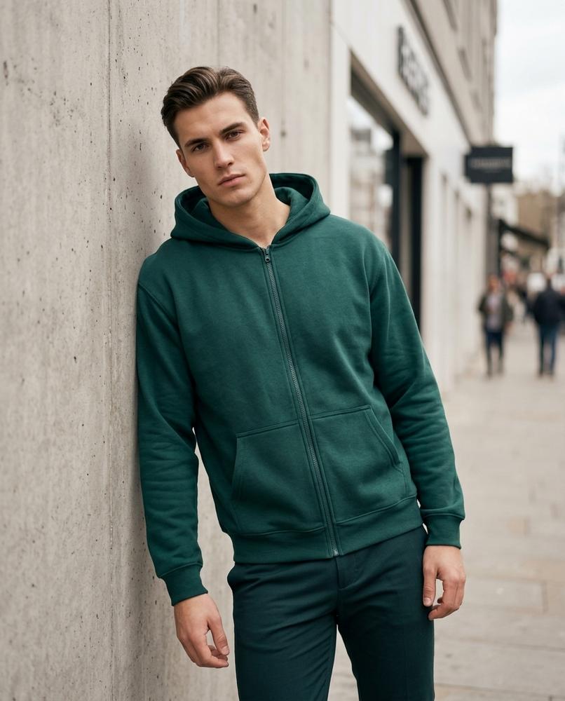 Unisex Hoodie – Visin, Fleece lining, An attached hood – Tilly Outlet