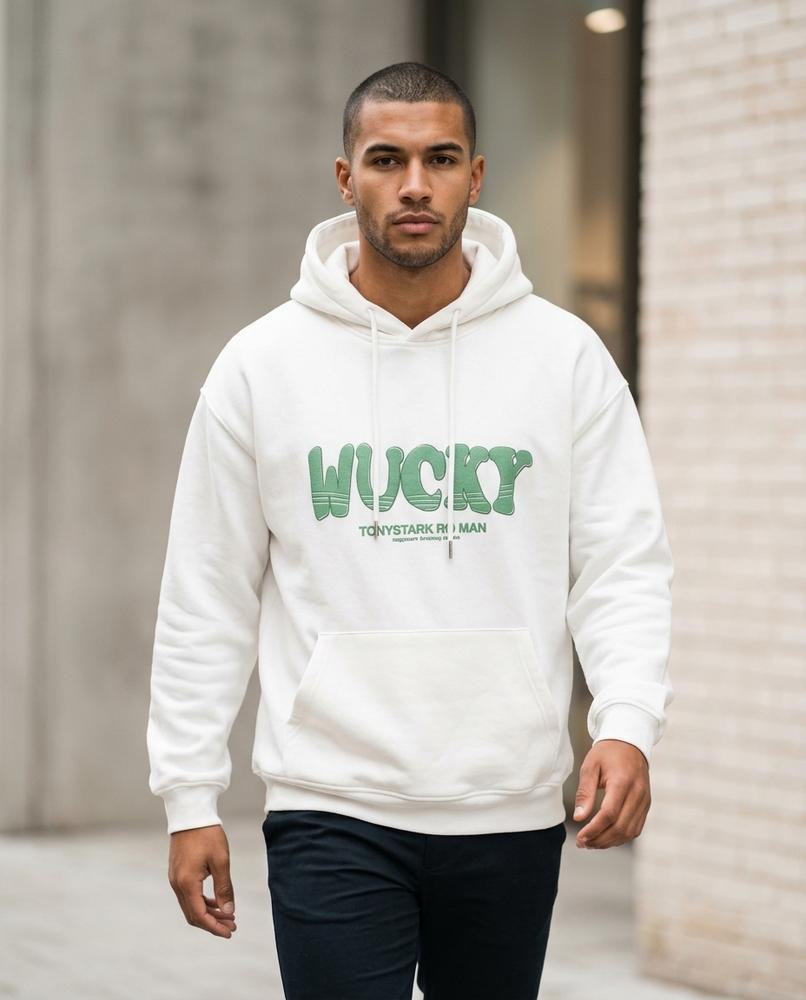 Unisex Hoodie – Ralan, Fleece lining, A graphic print – Tilly Outlet