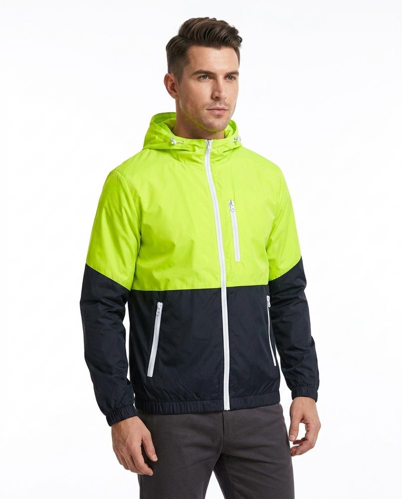 Men's Jacket – Selen, Hood, Colorblock design – Tilly Outlet