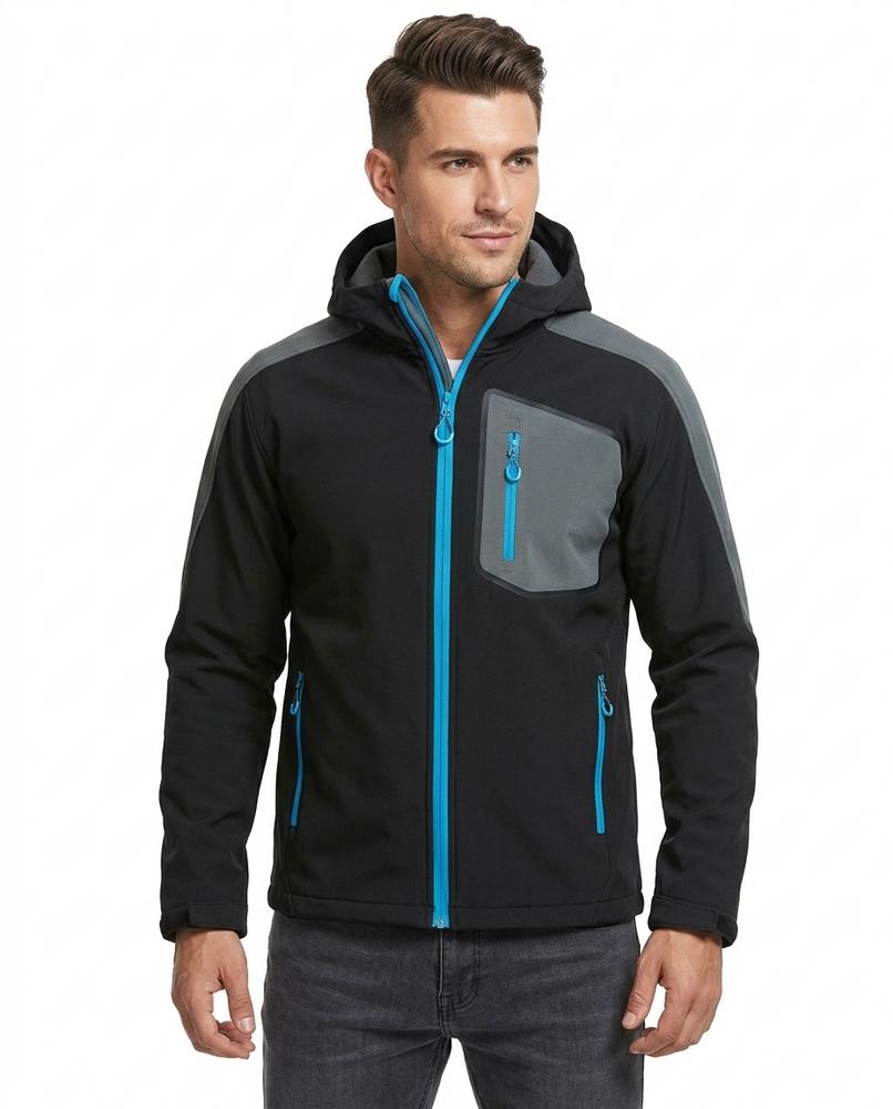 Men's Jacket – Malin, Hood, Softshell fabric – Tilly Outlet
