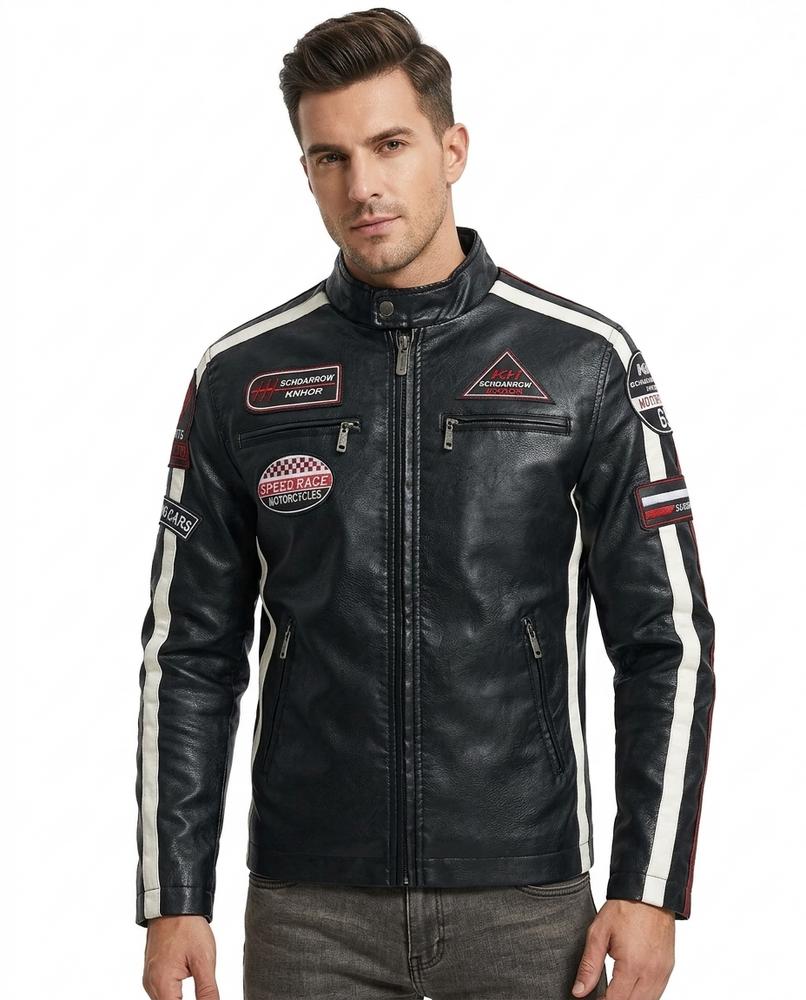 Men's Jacket – Netir, Zipper closure, Embroidery – Tilly Outlet