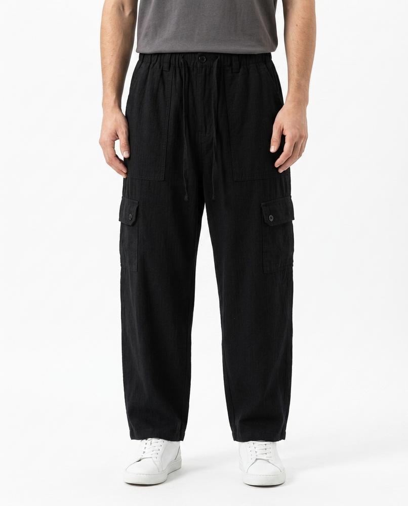 Unisex Pants – Lalev, Relaxed fit, High waist – Tilly Outlet
