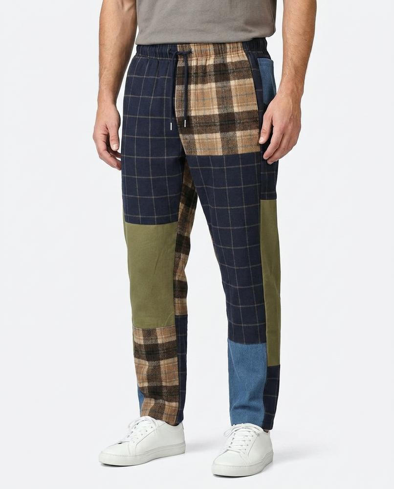 Unisex Pants – Lomon, Plaid pattern – Tilly Outlet
