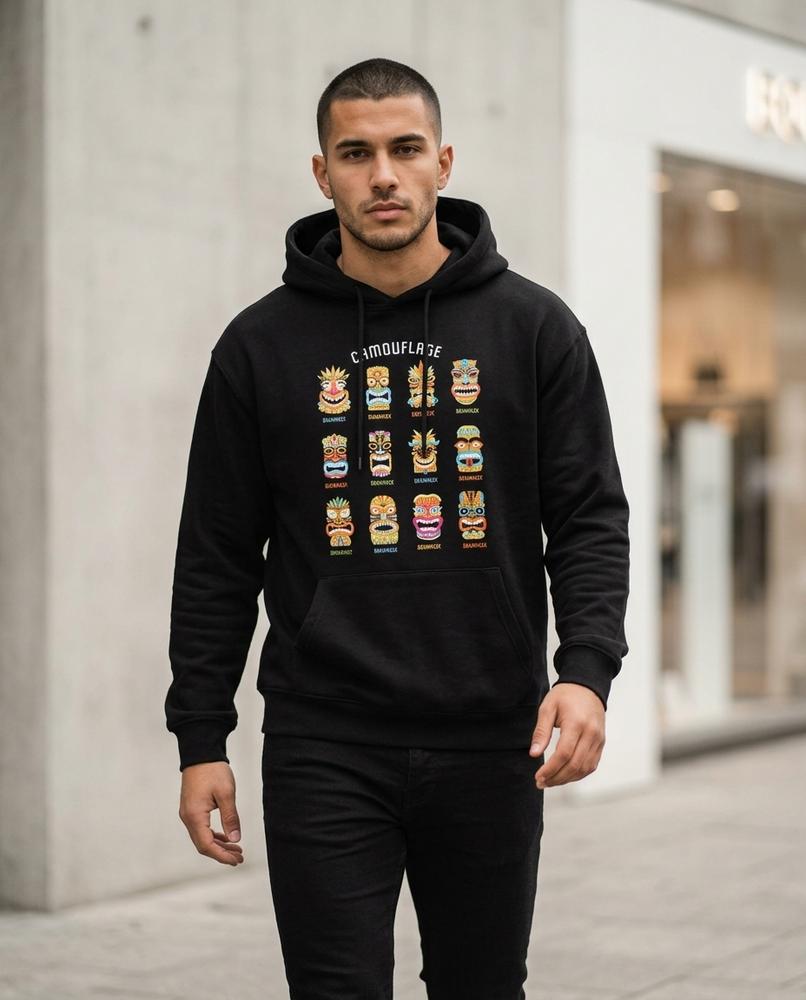 Unisex Hoodie – Lesol, Long sleeves, Relaxed fit – Tilly Outlet