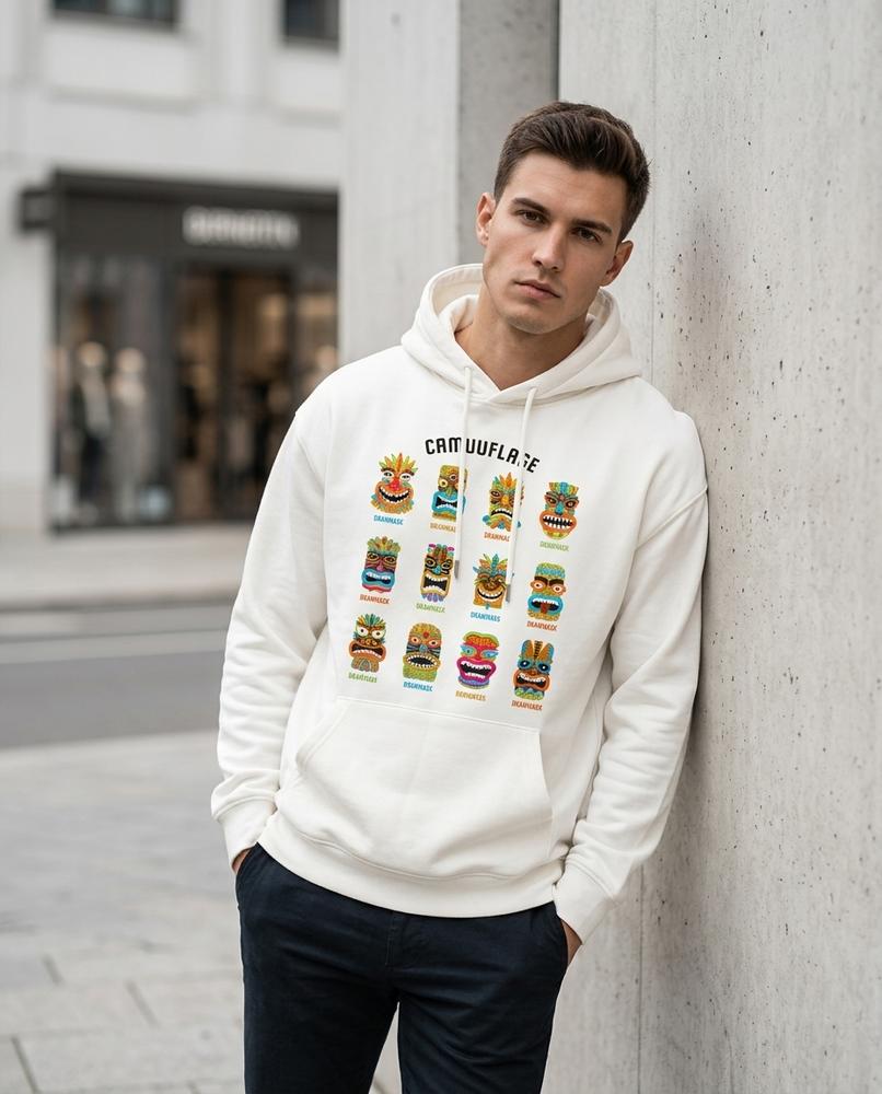 Unisex Hoodie – Lesol, Long sleeves, Relaxed fit – Tilly Outlet