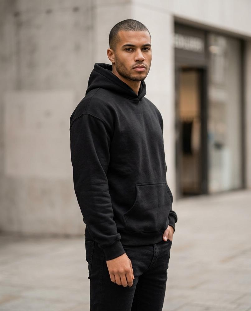 Unisex Hoodie – Neser, Long sleeves, Relaxed fit – Tilly Outlet