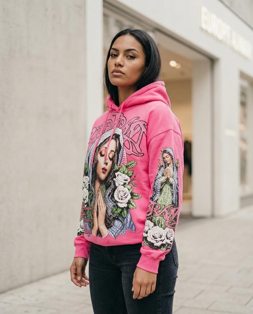 Unisex Hoodie – Veran, Printed graphic – Tilly Outlet