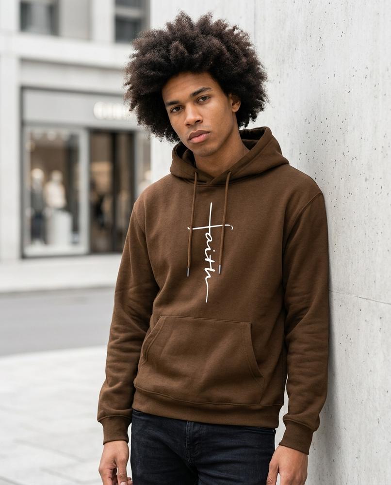 Men's Hoodie – Allan, Long sleeves, Relaxed fit – Tilly Outlet