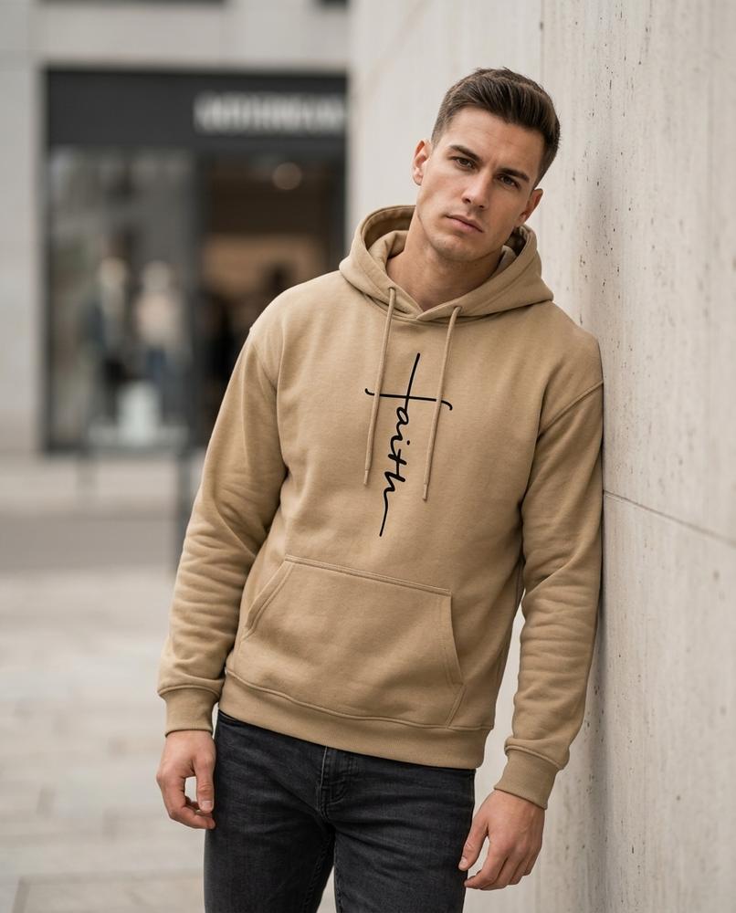 Men's Hoodie – Allan, Long sleeves, Relaxed fit – Tilly Outlet