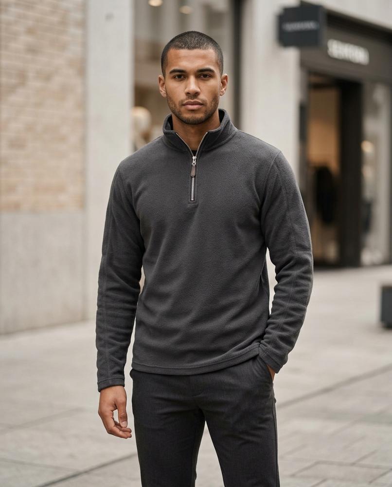 Men's Sweater – Nosil, Fleece lining, Stand collar – Tilly Outlet