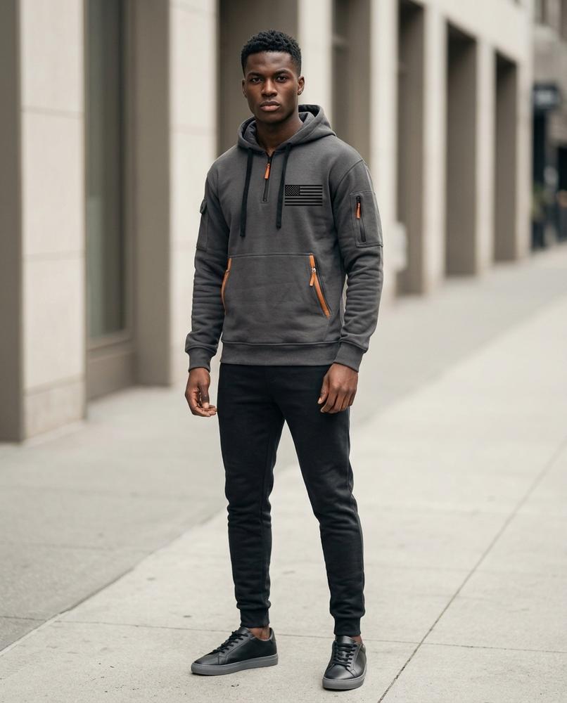 Men's Outfit Set – Daver, Long sleeves, Attached hood – Tilly Outlet