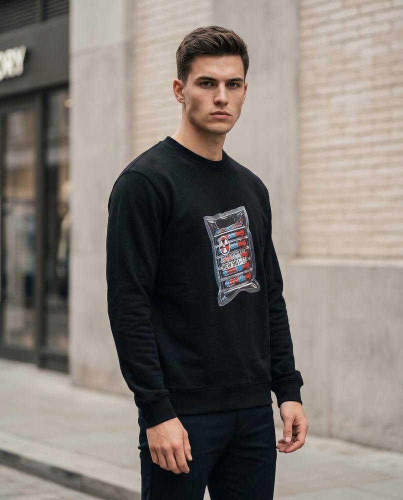 Unisex Sweatshirt – Novar, Long sleeves, Relaxed fit – Tilly Outlet
