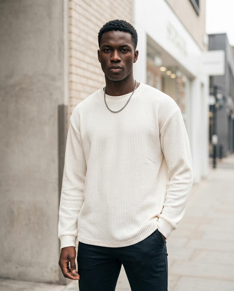 Unisex Sweater – Timer, Long sleeves, Relaxed fit – Tilly Outlet