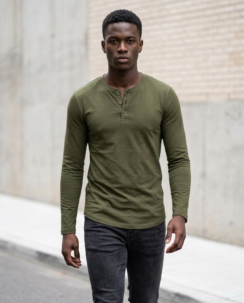 Men's Shirt – Lonor, Button details, Long sleeves – Tilly Outlet