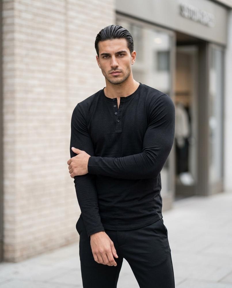 Men's Shirt – Lonor, Button details, Long sleeves – Tilly Outlet