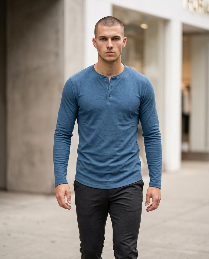 Men's Shirt – Lonor, Button details, Long sleeves – Tilly Outlet