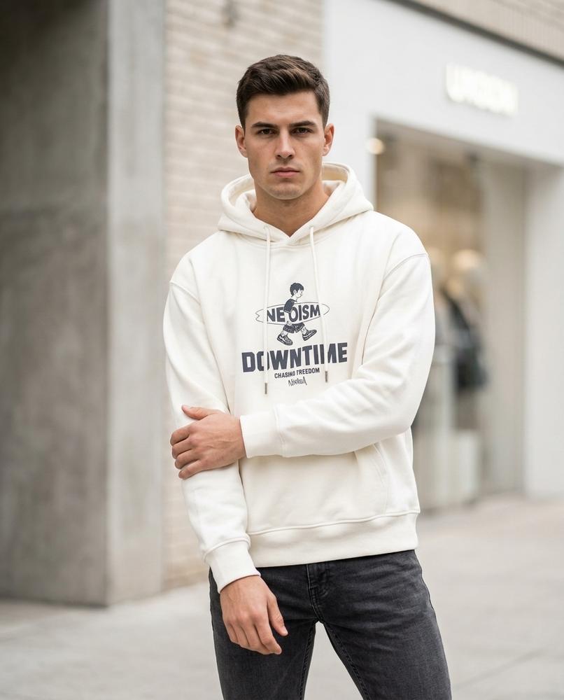 Unisex Hoodie – Keser, Printed design, Long sleeves – Tilly Outlet