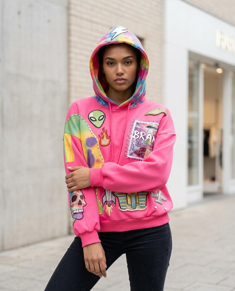 Unisex Hoodie – Tivin, A graphic print – Tilly Outlet